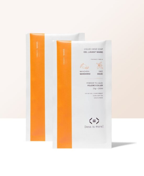 2 refills juicy liquid hand soap [mandarin + sage] =500ml