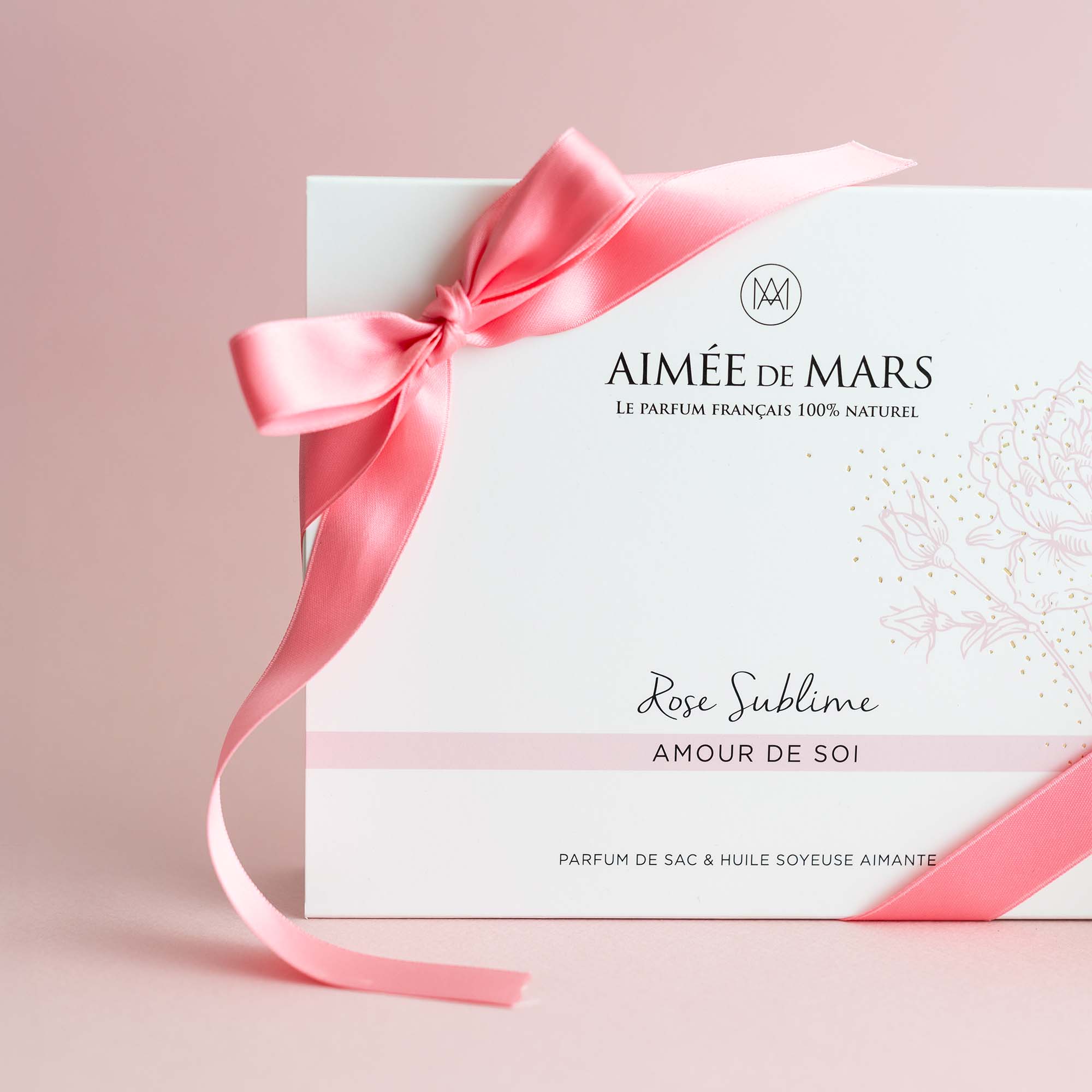 Coffret Parfum Rose et Soin Visage Aimee de Mars